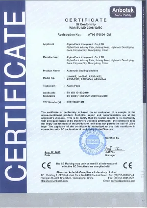 Automatic Sealing Machine LA-460E, LA-680E, APSS-5022, APSS-7522, APW-6040, APW-8040