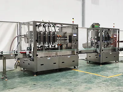 Integrated Filling & Shrink Wrapping Line