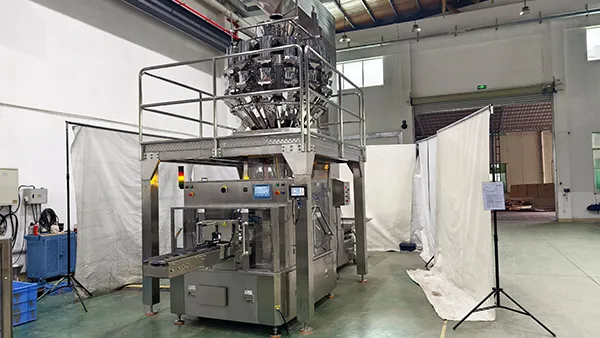 Rotary Premade Pouch Packaging Machine for German Pet Food Manufacturer