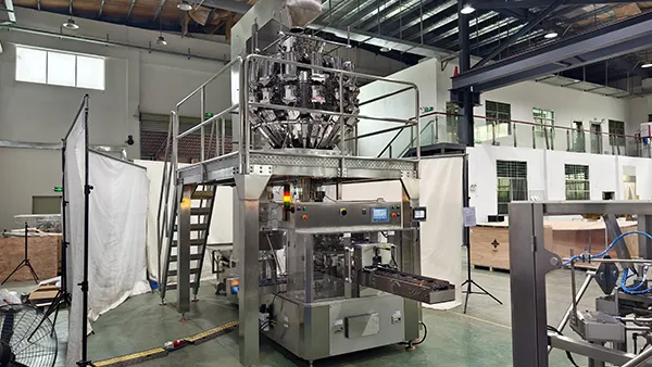 Rotary Premade Pouch Packaging Machine for German Pet Food Manufacturer