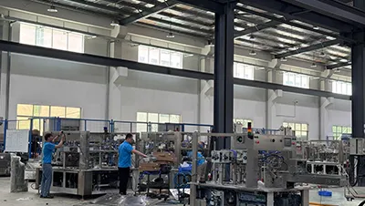 Premade pouch packaging machine workshop