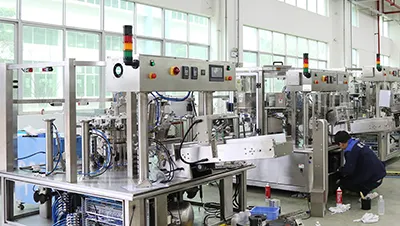 Premade pouch packaging machine workshop